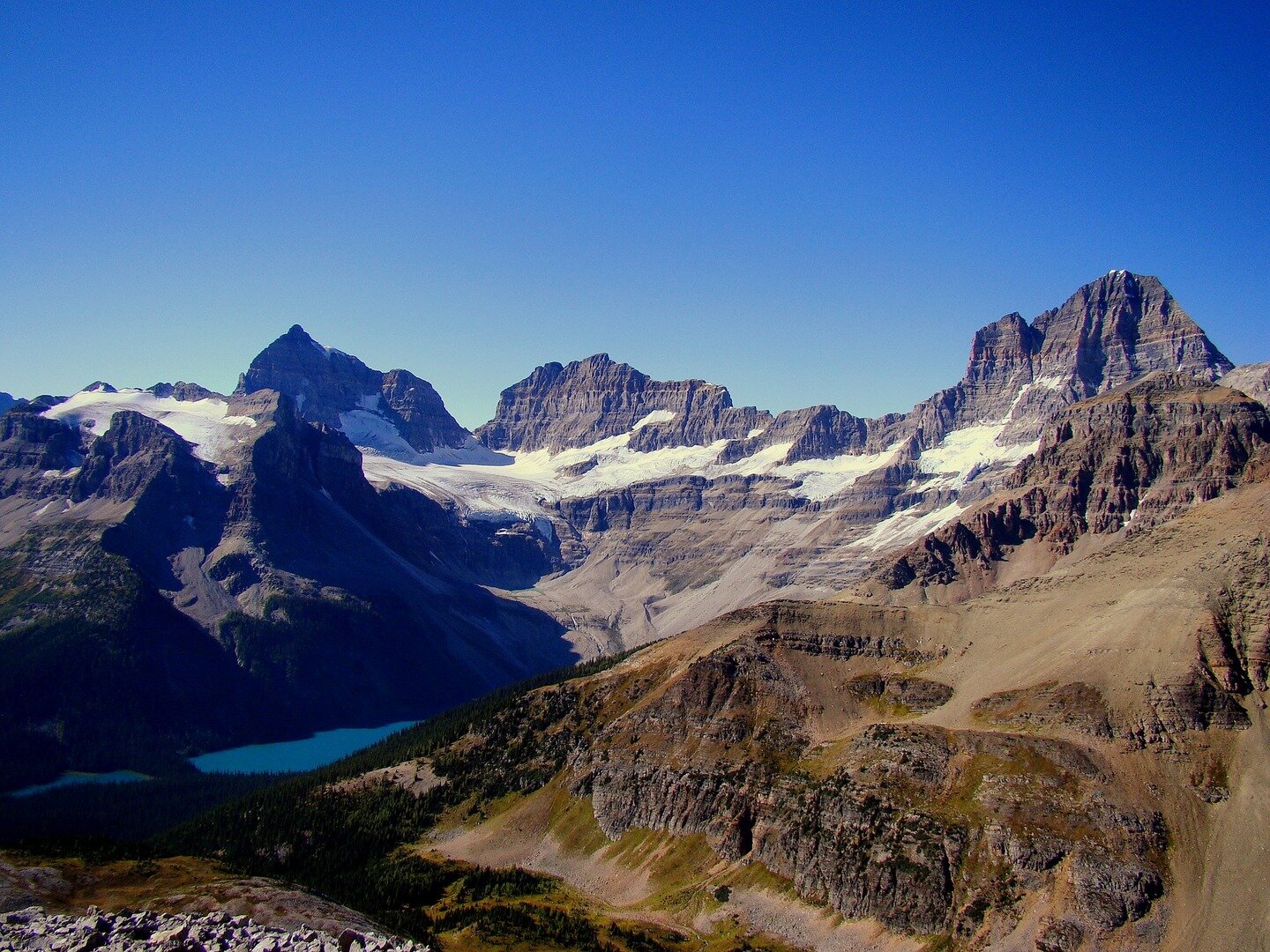 Gloria, Eon and Aye Mountains, Mt Assiniboine